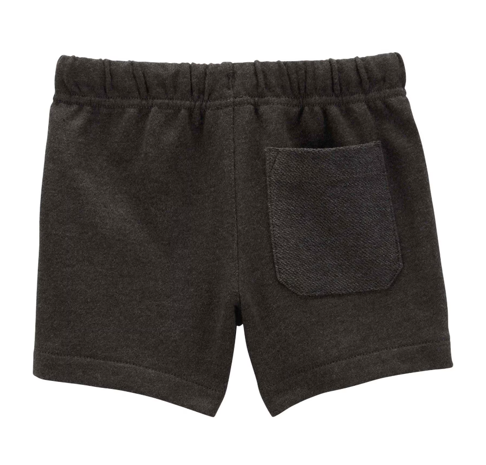 Bermuda infantil com amarração cinza